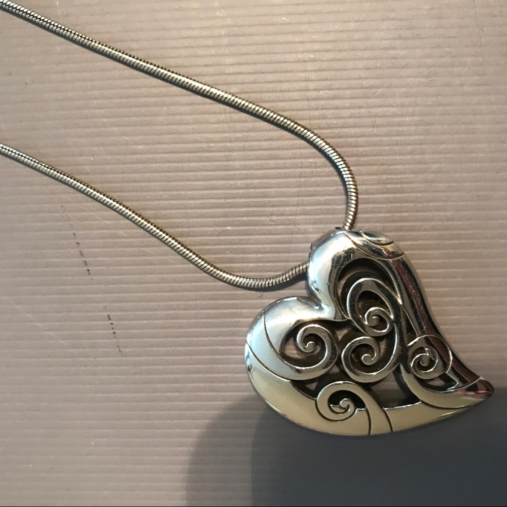 Brighton Silver heart necklace